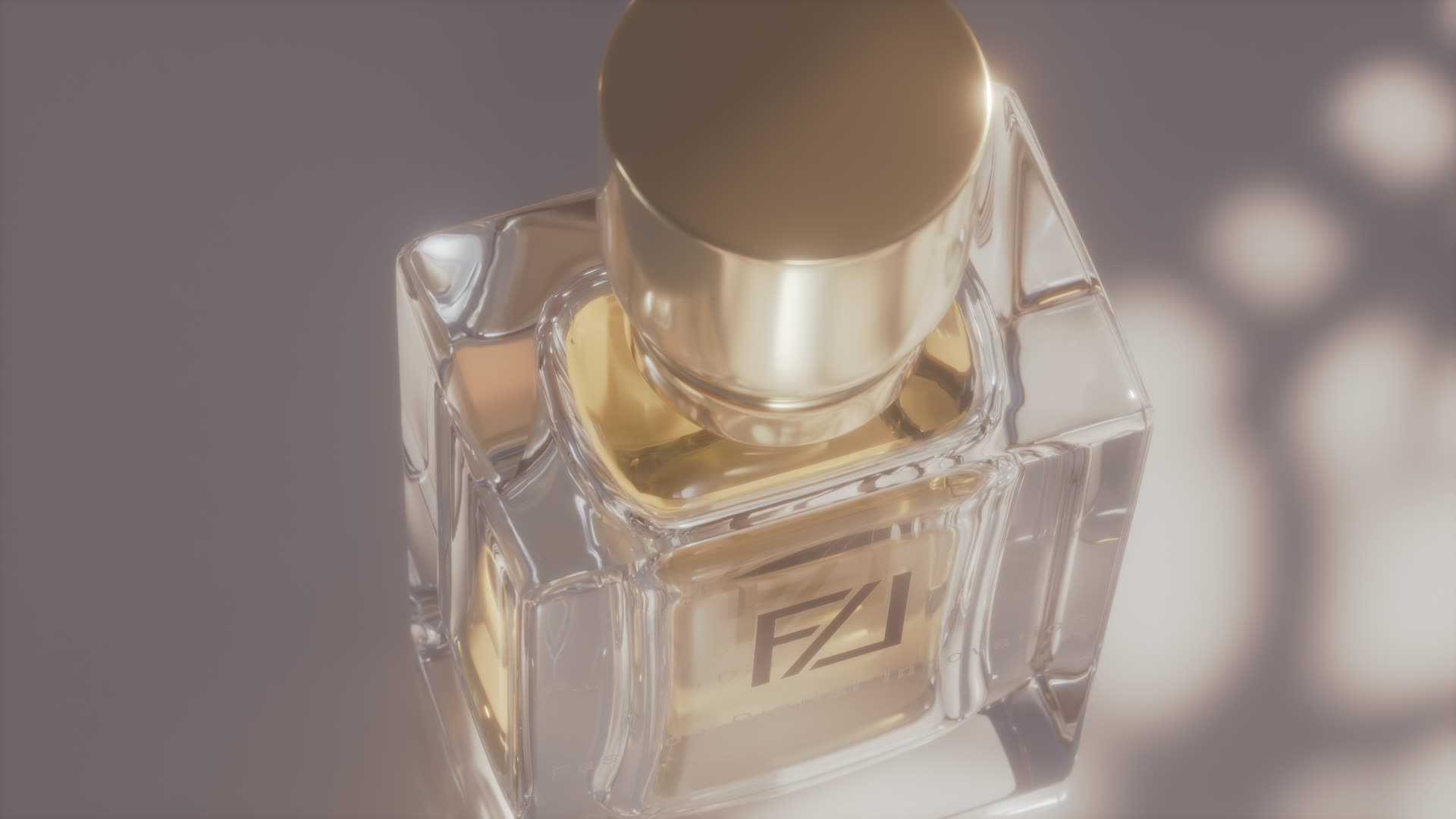 香水の3DCG作品